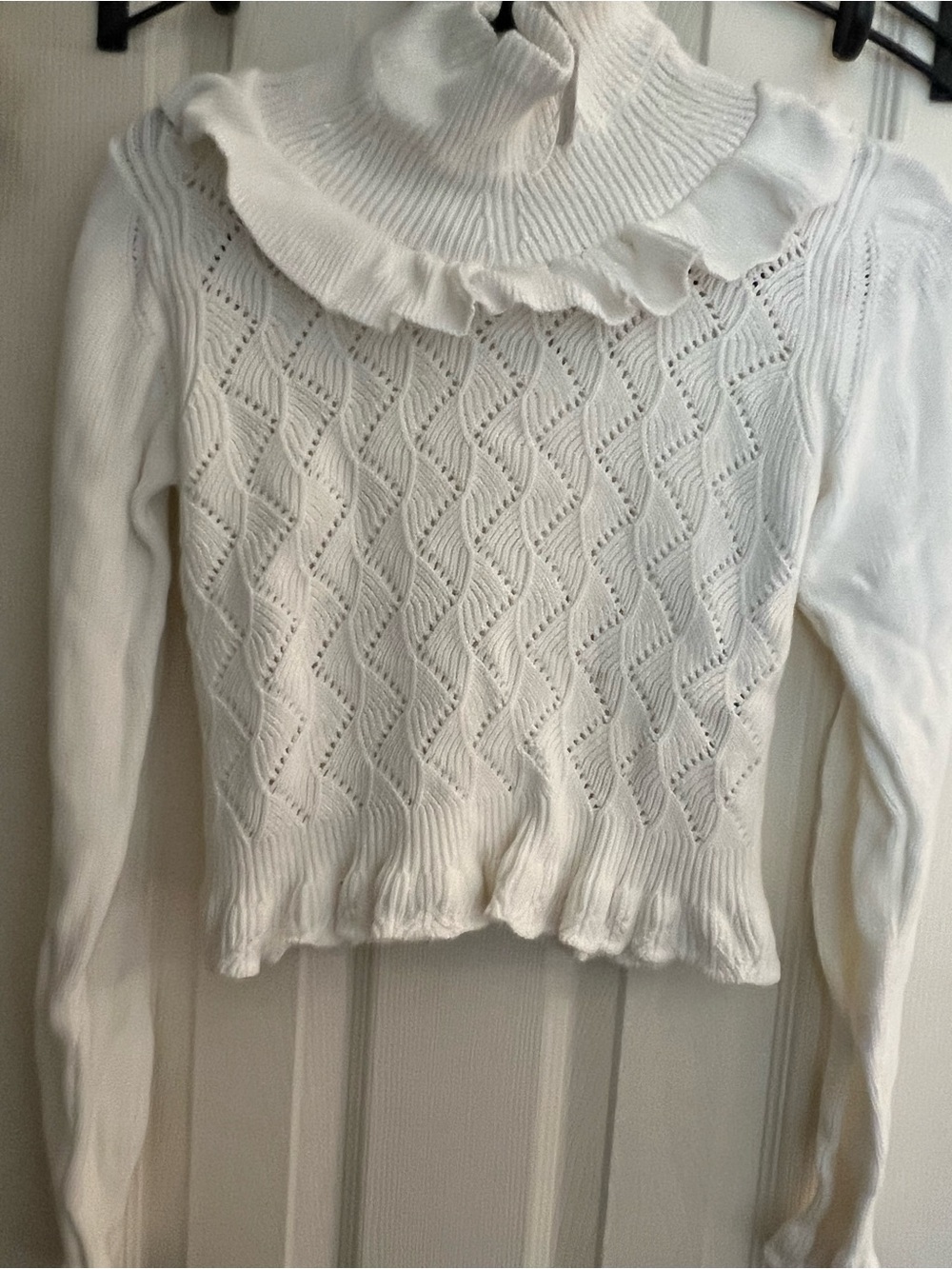 The Attico nwt cream small sweater